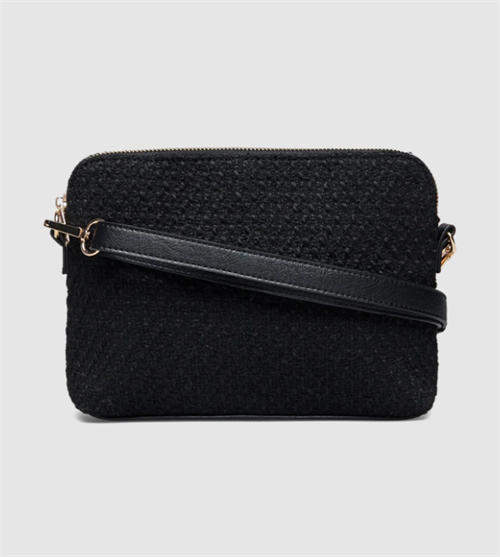 Rosemunde Nelly Bouclé Clutch , Sort Guld